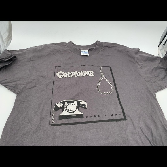 Vintage 90s 1997 GOLDFINGER Hang Ups punk t shirt - Picture 1 of 4